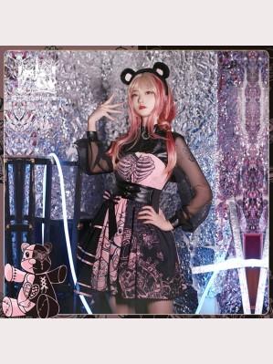Black Berry Bear Idol Lolita Style JSK / SK by Cat Highness (CH39)